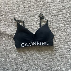 Black Calvin Klein Bra